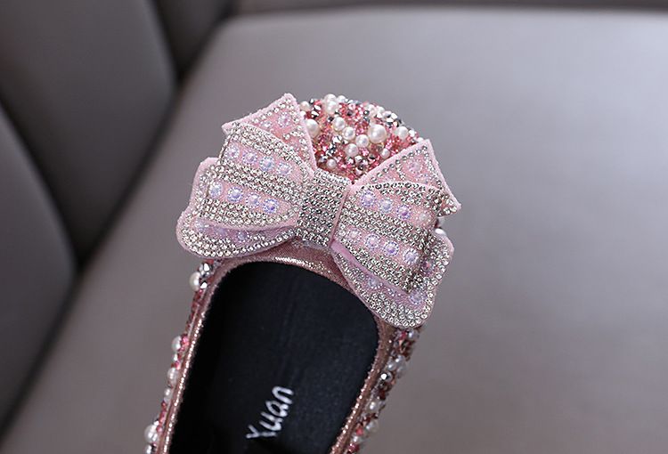 Neu Dame Baby Mädchen Mädchen Prinzessin Diamant Einzelnen Schuh Schuhe Dance_voghion.com