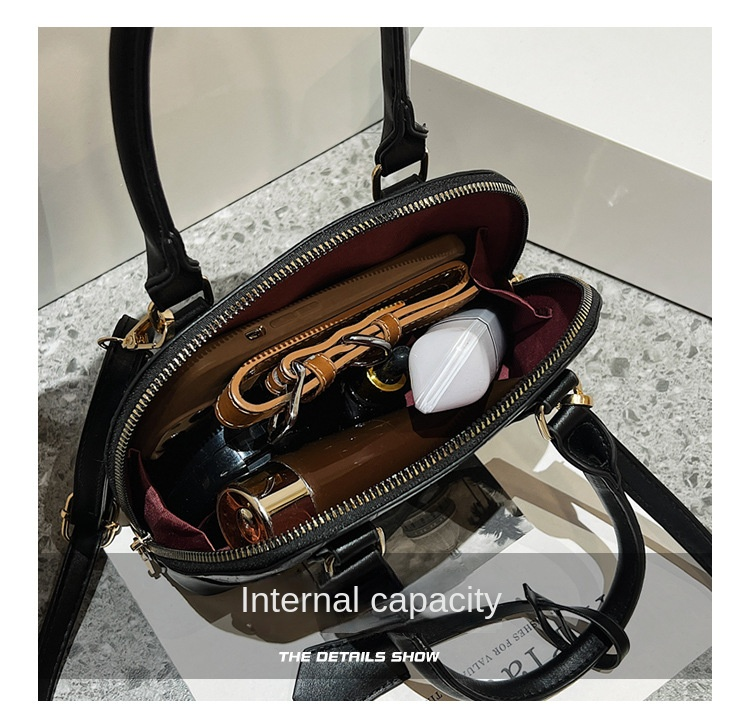 Versione coreana della nuova borsa a tracolla moda retrò da donna con texture in pietra di tendenza_voghion.com