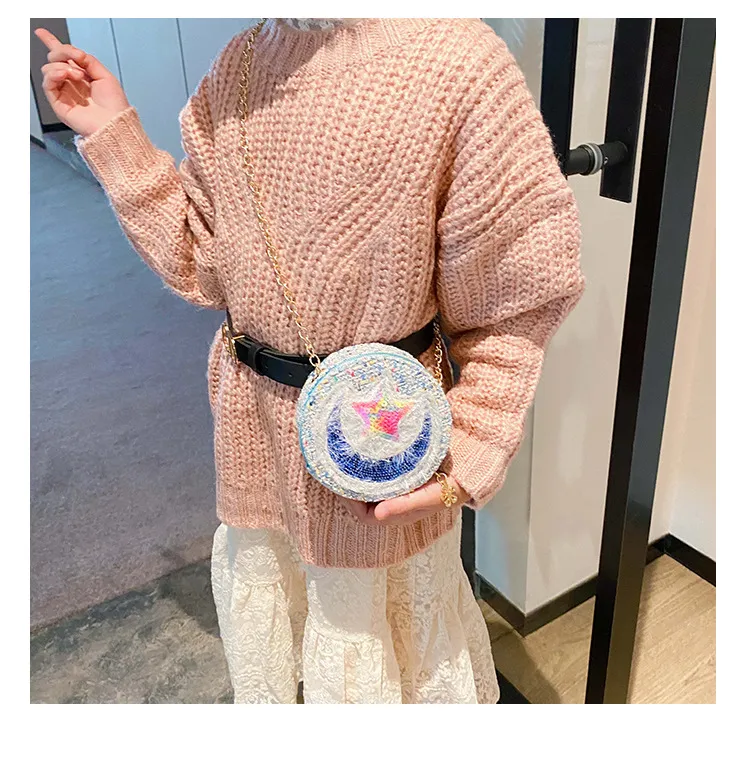 Borse alla moda Borse per bambini più recenti Modello classico Cotone e canapa Borse a tracolla per bambini Borse da viaggio per snack per bambini Natale_voghion.com