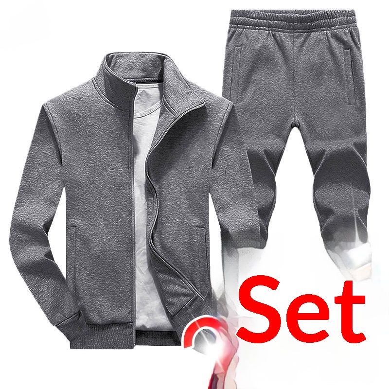 Factory Direct Sale Middle-aged Elderly Clothing Spring And Autumn Cross-border Two-piece Set Fashion Trend Sweatshirt_voghion.com