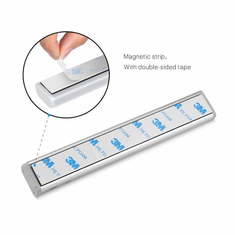 Lot de 2 bandes lumineuses LED à piles avec détecteur de mouvement sans fil PIR pour placard, armoire_voghion.com