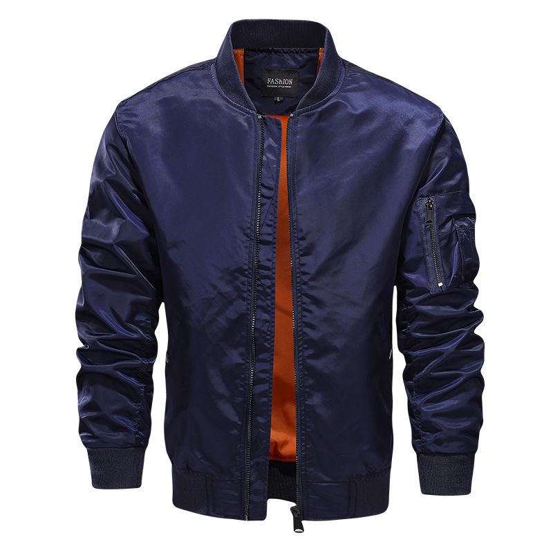 Pilot jacket 2024 Spring and Autumn new casual trendy brand baseball uniform loose workwear top for men_voghion.com