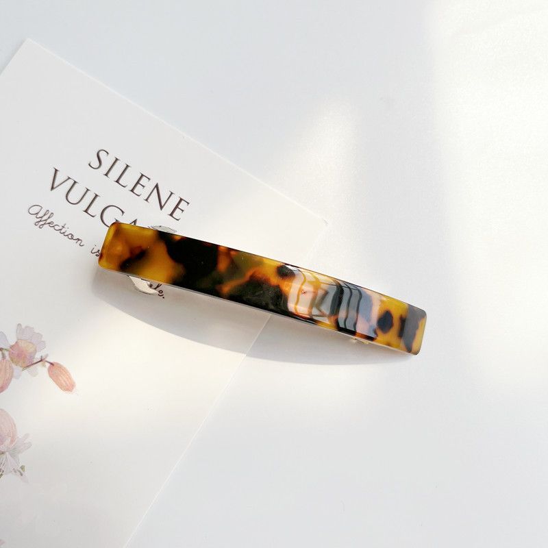 Forcina per capelli in metallo acrilico acetato ragazza temperamento semplice elegante popolare frangia fermaglio copricapo_voghion.com