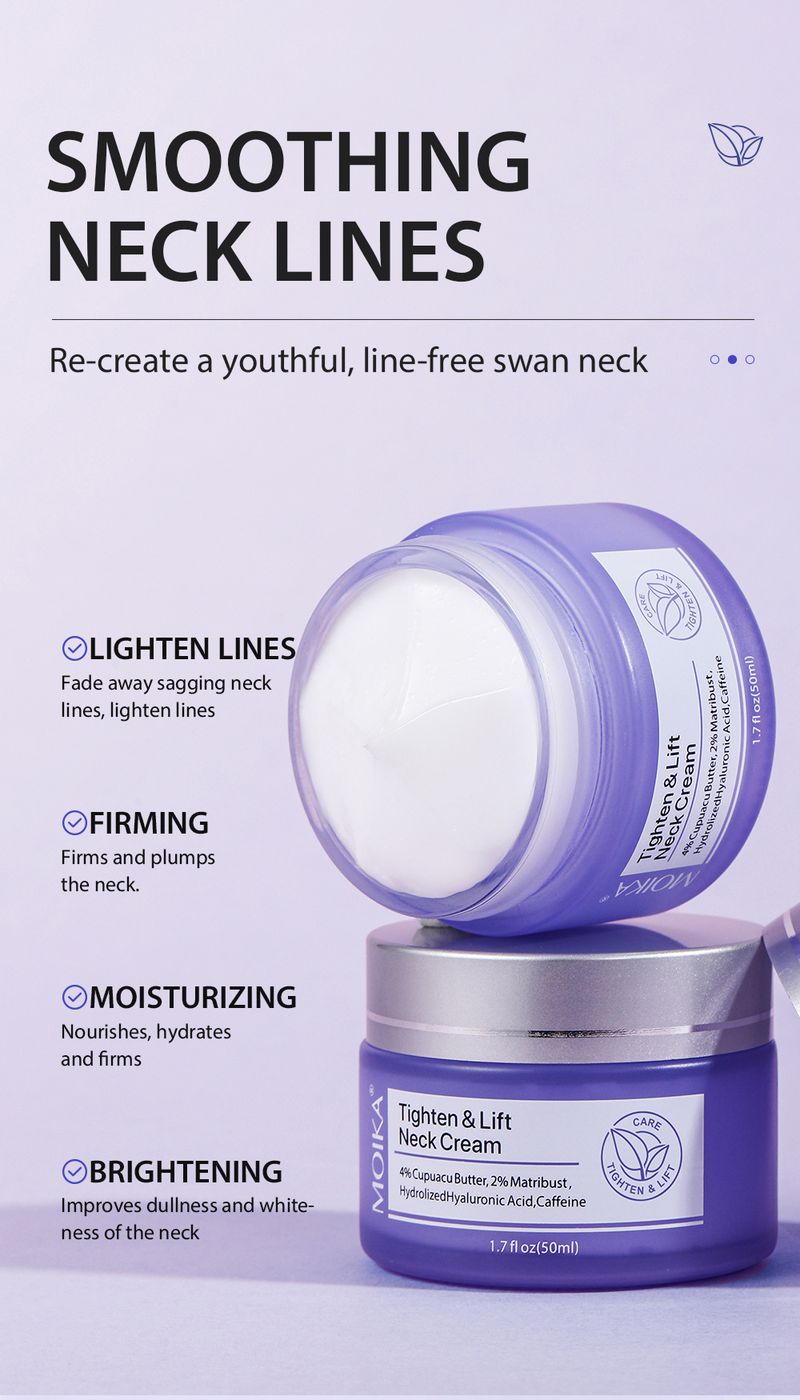 Neck Firming Cream Reduces Fine Lines And Brightens The Neck. Moisturizing Cream_voghion.com
