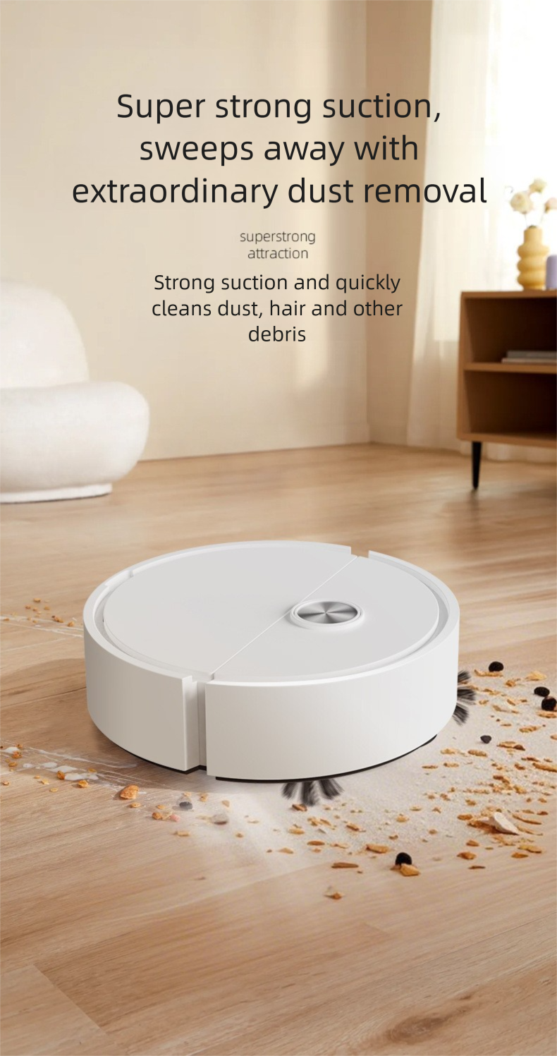 Robot aspirador de seguridad - Monitoreo del hogar con cámara | Límites virtuales | Limpieza de patrullaje controlada por app_voghion.com