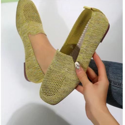 2025 Frühling Große Flache Einzelne Für Frauen, Ein Fuß Casual Schuhe Waren_voghion.com