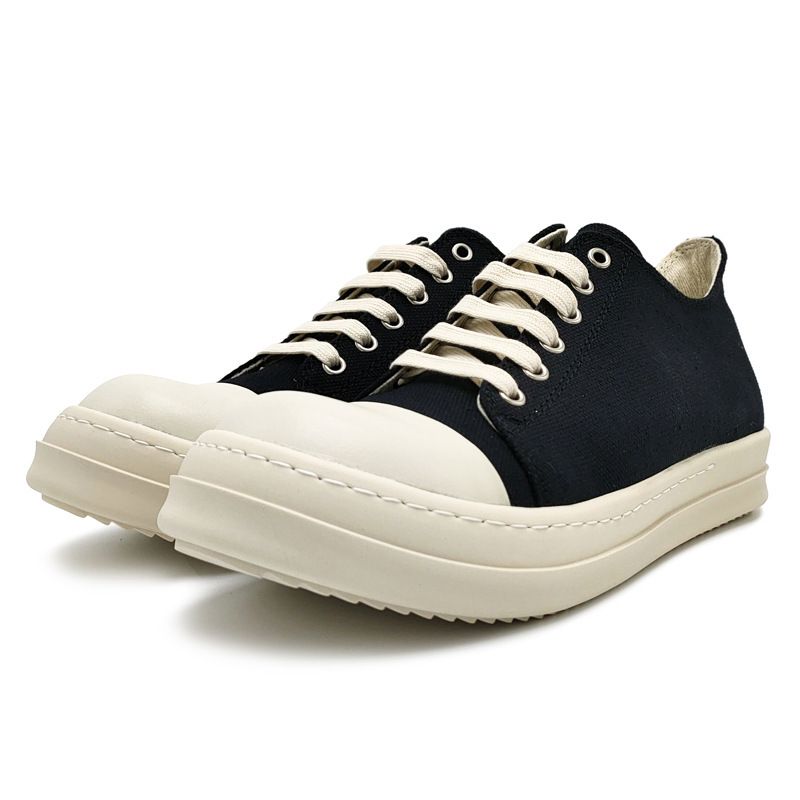 2024 New Low Top Men's Canvas Breathable Casual Sports Thick Sole Student Versatile Couple Lace Up Board Shoes_voghion.com