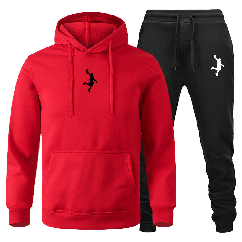 Ensemble de pulls pour hommes, vêtements de sport décontractés, ensemble de pulls pour couple à manches longues automne et hiver, ensemble de pantalons de salle de bain deux pièces_voghion.com