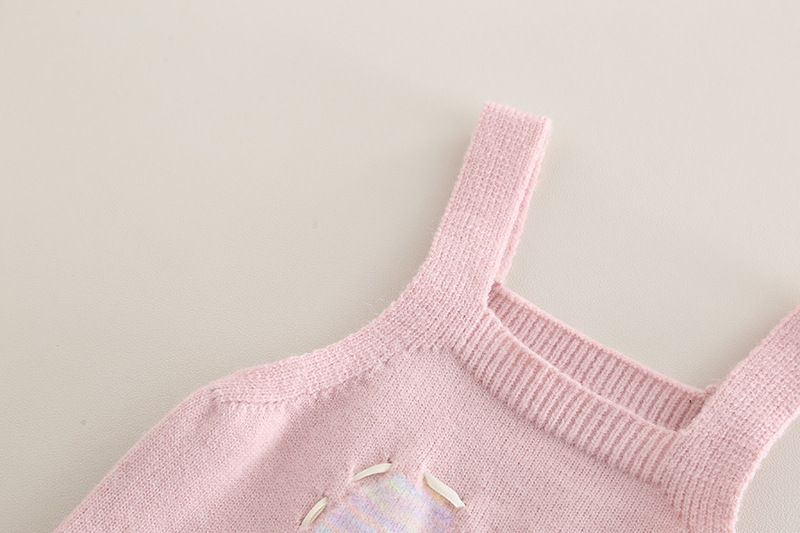 e suéter de outono, colete de três peças, versão coreana 2025, conjunto de vestido de primavera para bebês, roupas para meninas_voghion.com