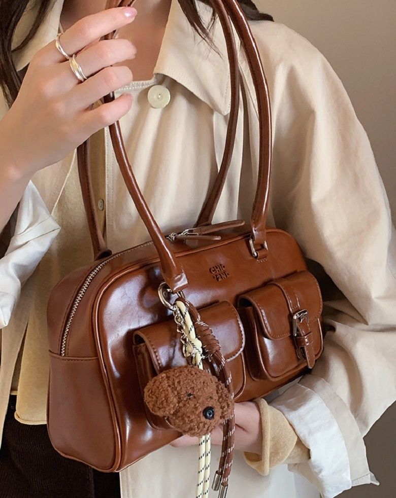 Nanfeng Chio2nd Samba Lounge Pillow Borsa a tracolla a mano Boston Commuter autunnale da donna_voghion.com