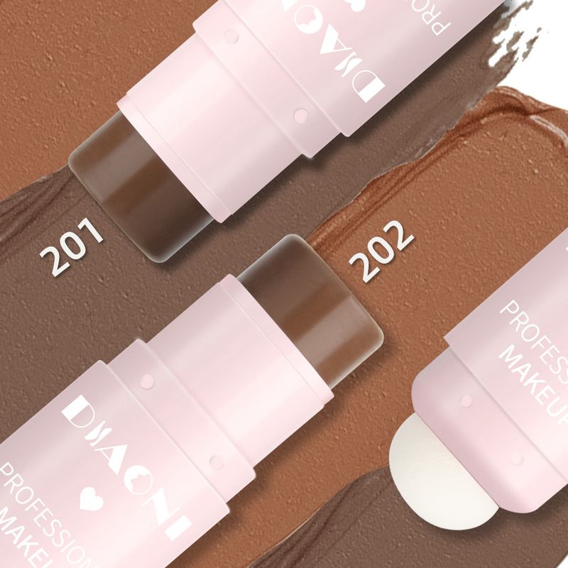 Róż Dwugłowa gąbka Jednokolorowy róż w kremie Natural Color Ruddy Expansion Color Contour Blush Rouge Stick_voghion.com