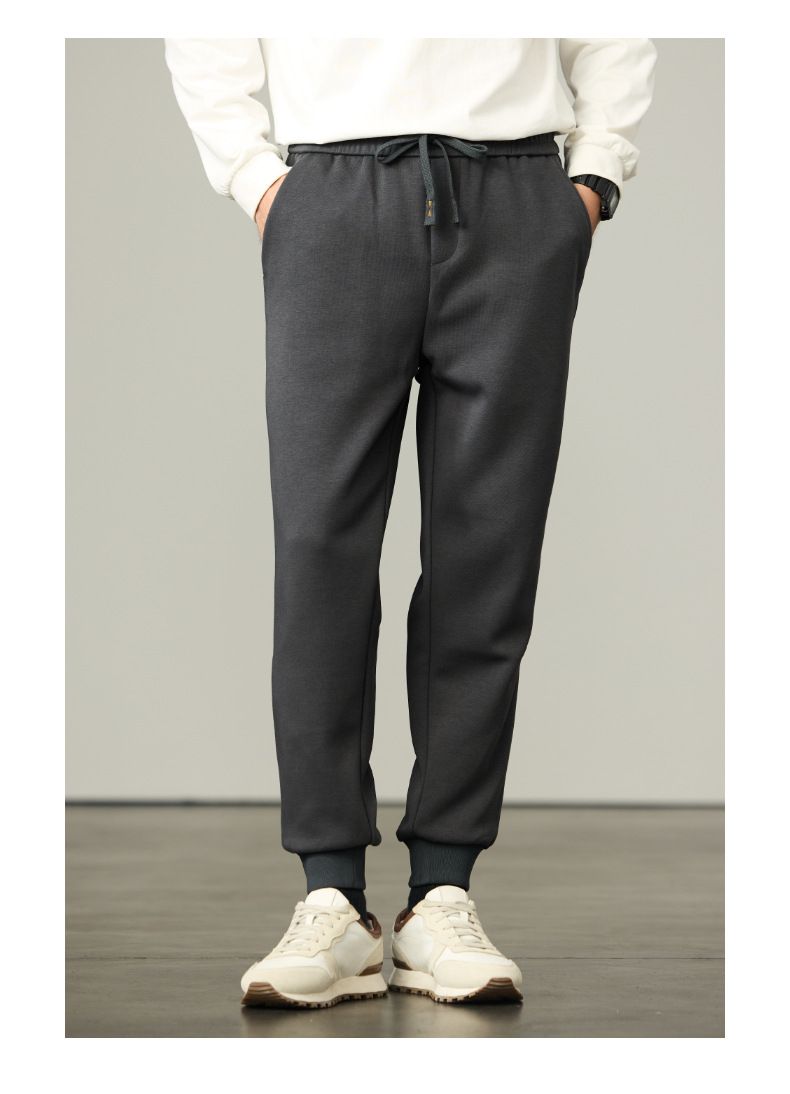 Men's Casual Jogger Pants With Elastic Waist & Striped Design - Slim Fit Stretch Sweatpants For Autumn Streetwear_voghion.com