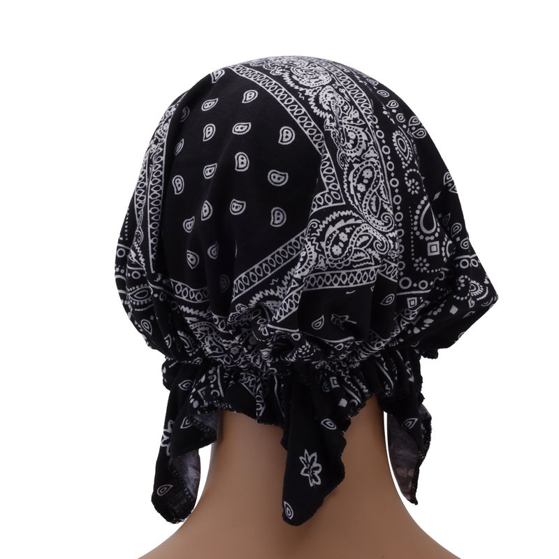 Elastic Cotton Turban Hat – Thin Single-Layer Pullover For Bald Head & Hair Protection_voghion.com