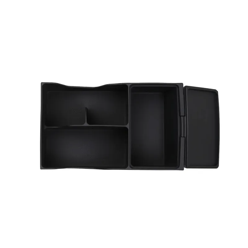 For Toyota Alphard Vellfire 40 Series 2023 2024 Silicone Center Console Armrest Storage Box Organizer Anti-Slip Partition Storage_voghion.com