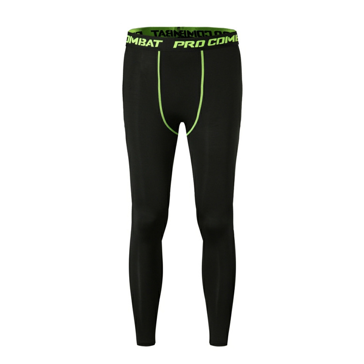 Men's Quick-Dry Fitness Leggings - Tight-Fit Stretchy, Ideal For Running, Basketball Training & Outdoor Workout Base Layer Pants_voghion.com