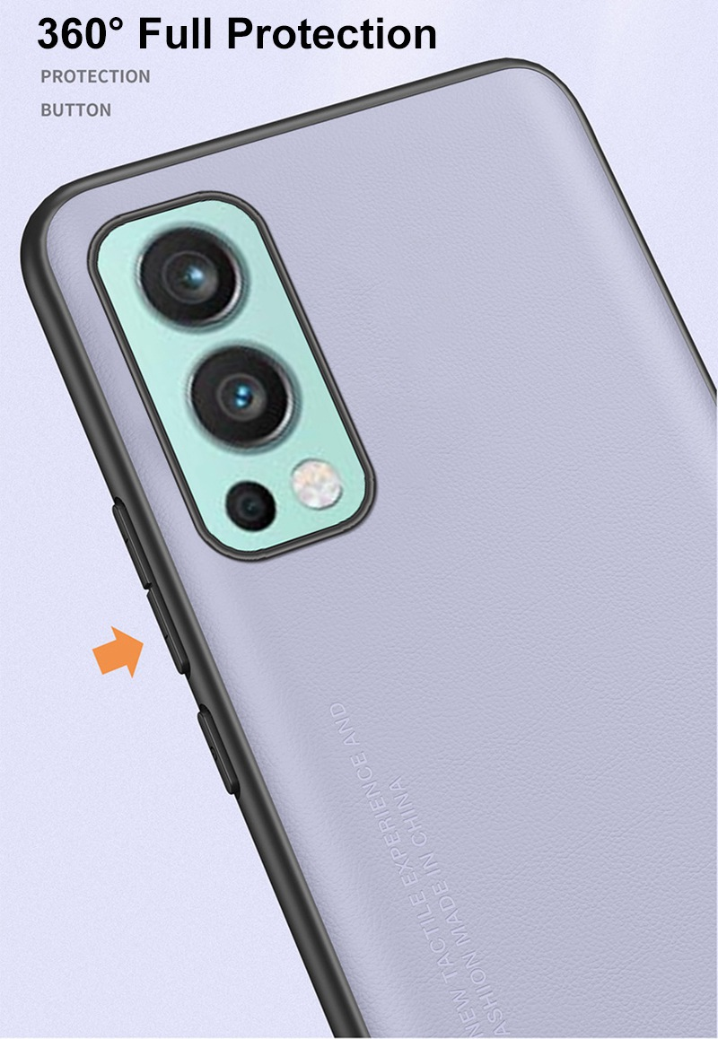 Luxury Leather Phone Case For OnePlus Nord 2 N20 5G Nord2 Cover Matte Silicone Case For One Plus OnePlus Nord N200 N100 _voghion.com