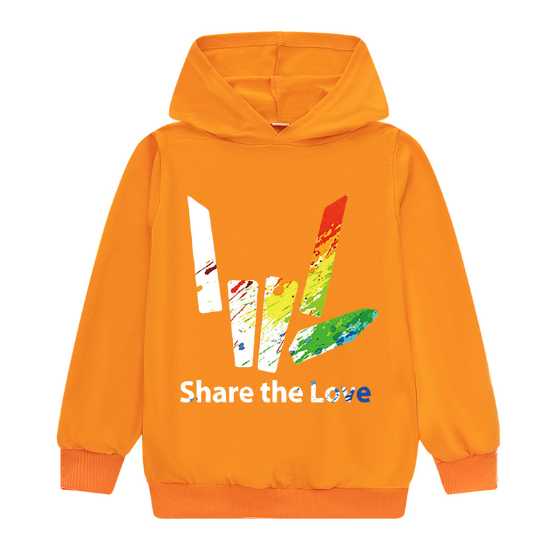 Gyerek kapucnis pulóver tavaszi és őszi rajzfilm mintával_voghion.com