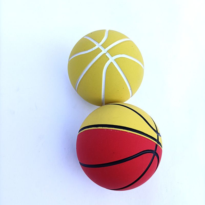 Mini palla da basket in gomma elastica cava antistress da 6 cm, giocattolo per bambini all'ingrosso_voghion.com
