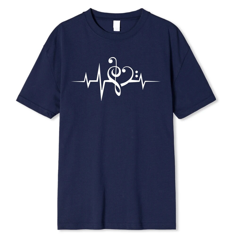 VTT battement de coeur vélo hommes T-shirts décontracté imprimé 2024 été manches courtes noir t-shirt T-shirts grande taille Camiseta_voghion.com