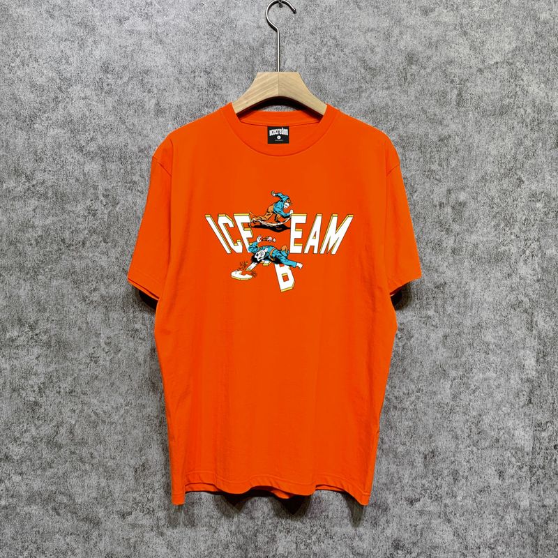 Long term availability of BBC Flying Dog Ice Cream Fighting Printed Short sleeved T-shirts_voghion.com