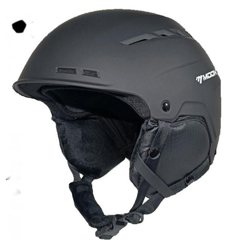 MOON Professional Head Shape Uomo Donna Singola e Doppia Tavola Occhiali da Neve Occhiali da Sci Integrati Casco da Sci Cappuccio Protettivo_voghion.com