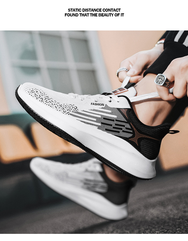 Herren-Sportschuhe 2023 Sommer neue fliegende Weberei trendige Schuhe Studenten lässige trendige Schuhe grenzüberschreitende Großhandelslaufschuhe Herrenschuhe_voghion.com