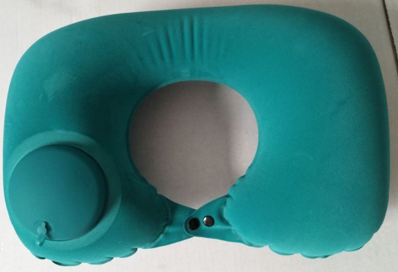 Iatable U-vormige Press-and-Release-technologie voor - Draagbaar pluche reiskussen met opvouwbaar ontwerp en nekondersteuning_voghion.com