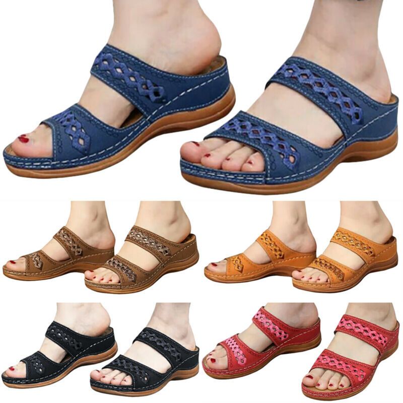 Pantofole da donna grandi, spesse e morbide, con suola cava cucita_voghion.com