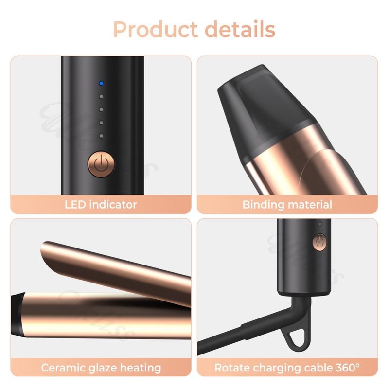 Fer à friser automatique 32 mm, très populaire, pour cheveux lisses et bouclés, sans danger pour les cheveux ondulés, multifonction_voghion.com