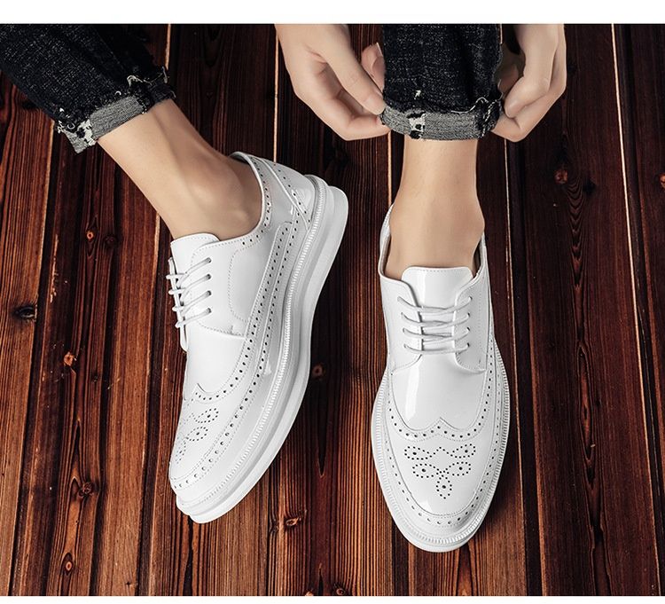 Voyage A310 Four Seasons British Brogue Carved Duży rozmiar 45 Modne, codzienne, biznesowe, formalne, męskie buty skórzane_voghion.com