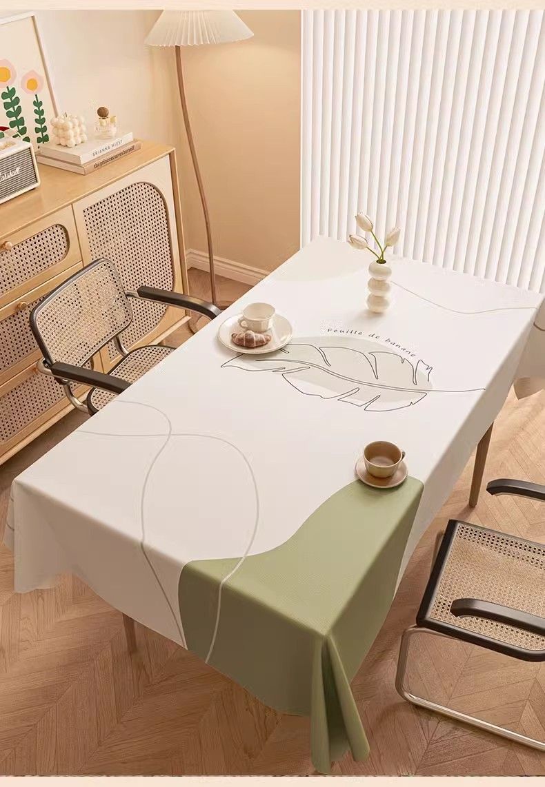 Toalha de mesa de pele de cordeiro de alta qualidade Morandi Nova toalha de mesa à prova de óleo, à prova de escaldamento e à prova d'água Sala de estar Mesa de jantar Mesa de centro Toalha de mesa_voghion.com