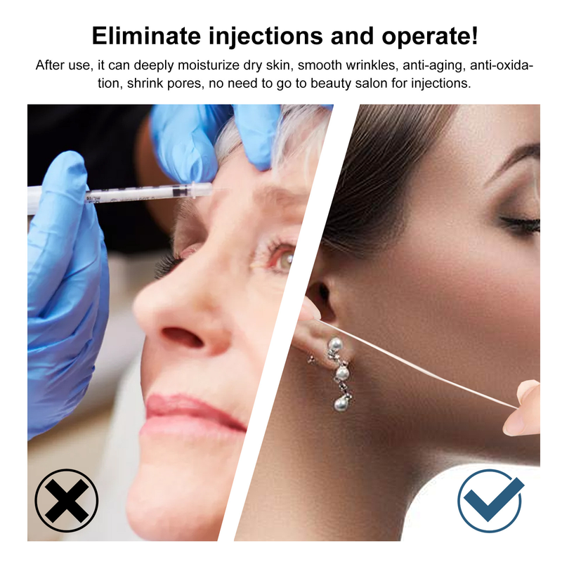 Linea proteica Collagene Assorbibile Lifting Filo Antirughe V-face Lifting Rassodante Schiarente Linee sottili Filler Viso Anti-invecchiamento_voghion.com