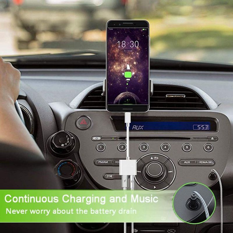 2 u 1 tip C na 3,5 mm tip C OTG adapter za Samsung Xiaomi Redmi POCO Huawei Realme OPPO 3,5 mm pretvarač žičnih slušalica_voghion.com