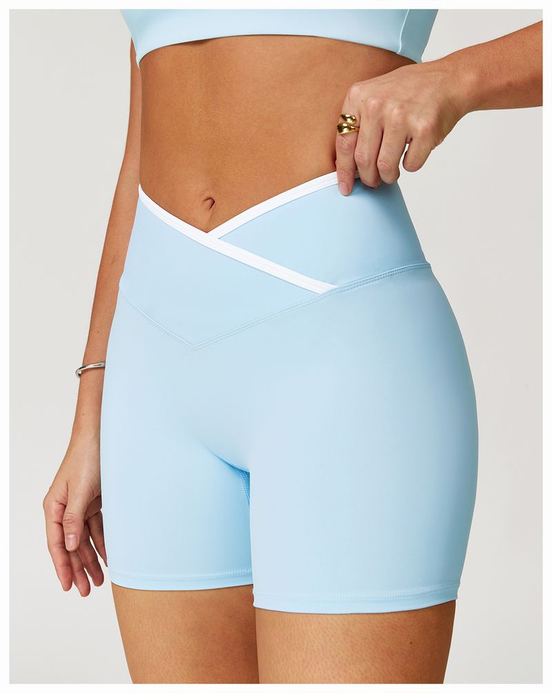 High Waist Yoga Shorts For Women - Seamless Naked Feel Squat Proof Gym Workout Shorts With Peach Lift Design_voghion.com