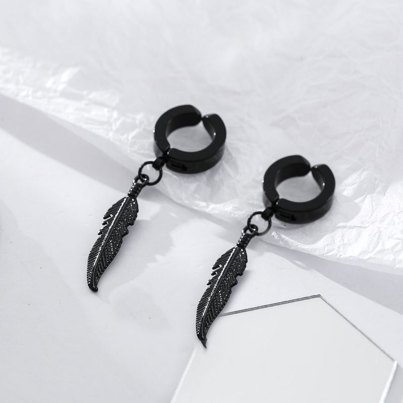 Clip Earrings Men's Personalized Ear Clips Without Piercings, High End Niche Trendy Men, No Need To Pierce The Ears_voghion.com