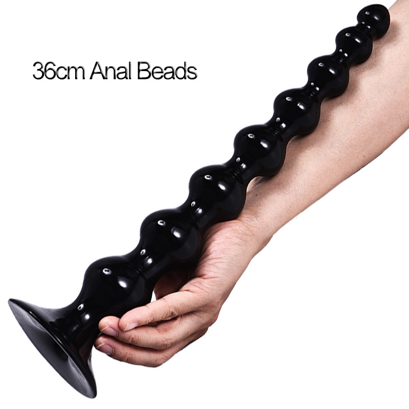 Plug anal long pour homme et femme, perles, jouets, perles anales pour usage extérieur_voghion.com