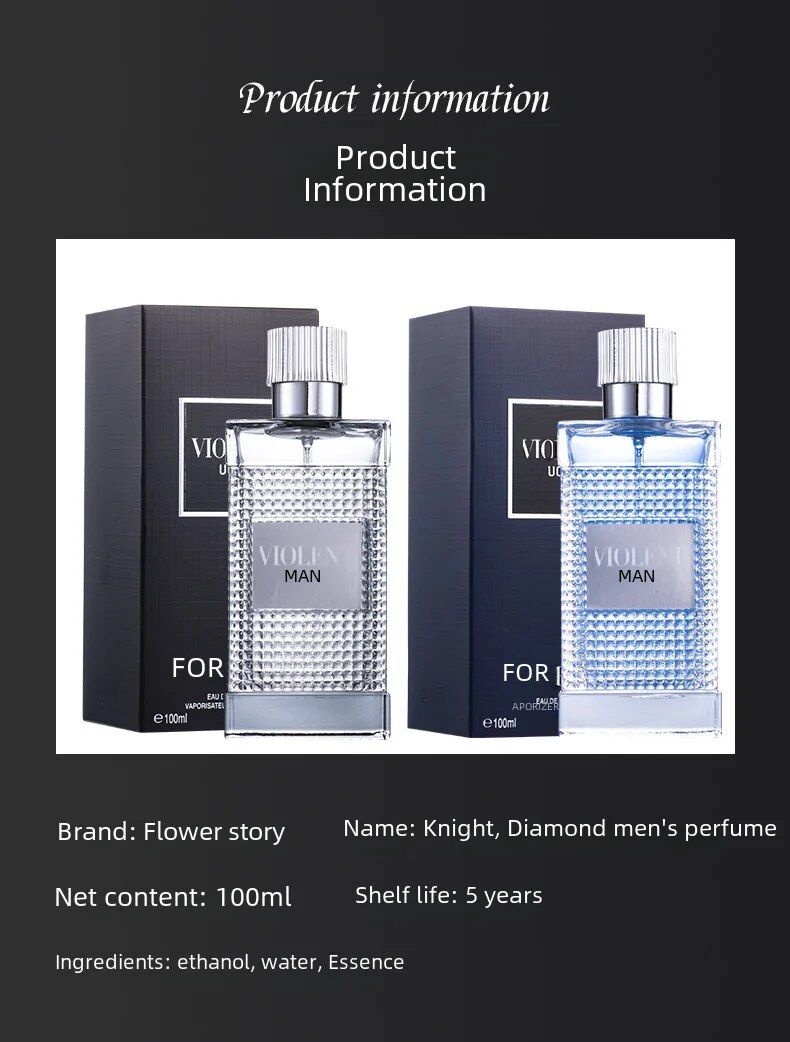 Nowe gorące perfumy kwiatowe Tale of Original Nowe męskie perfumy 100ml Duża butelka Fuqi Fragrance Fuqi Fragrance_voghion.com