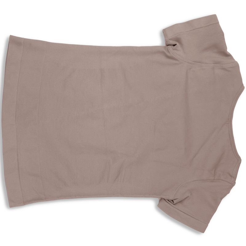 Korsett Bauchformung T-Shirt nahtlos Taille Kuerzärmlech Kierperformend Top Korsett_voghion.com