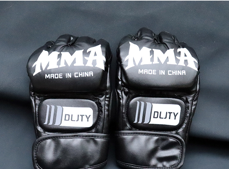 MMA with Leaky Finger, Adult and Children's Fighting Sandbag Protector, Sandboxing Muay Thai Half Finger Boxing Set_voghion.com