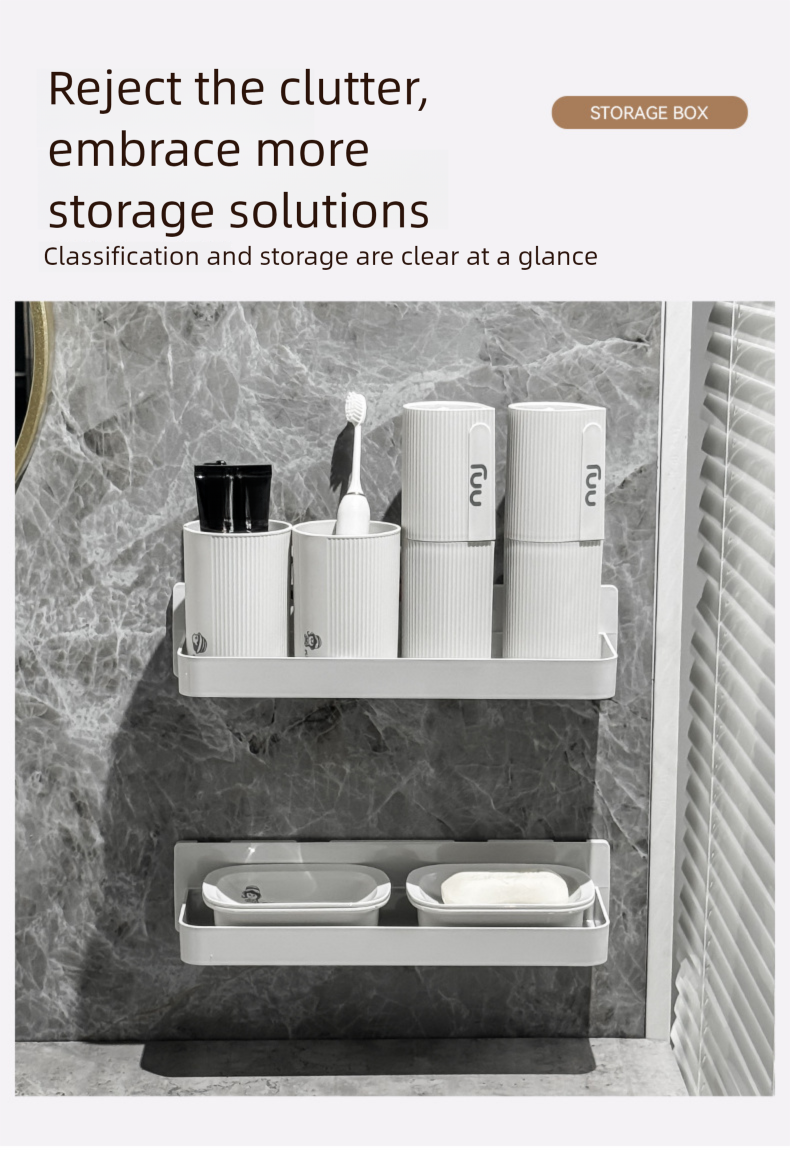2025 neue Keine-Bohrer Bad Wc Balkon Lagerung Rack Waschtisch Wand-Montiert_voghion.com