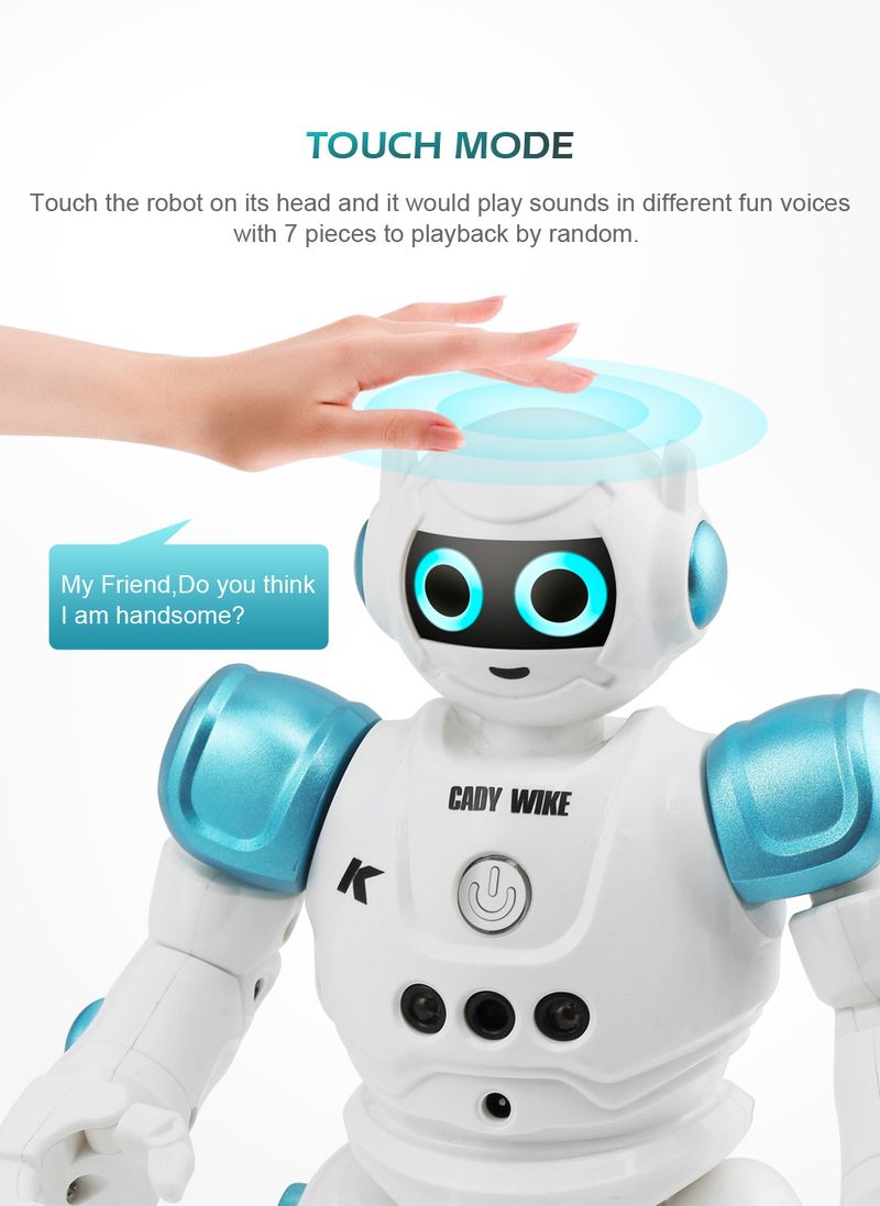 Dálkové ovládání Inteligentní programovací robot Vzdělávací dětská hračka Indukční taneční Elektrický interaktivní_voghion.com