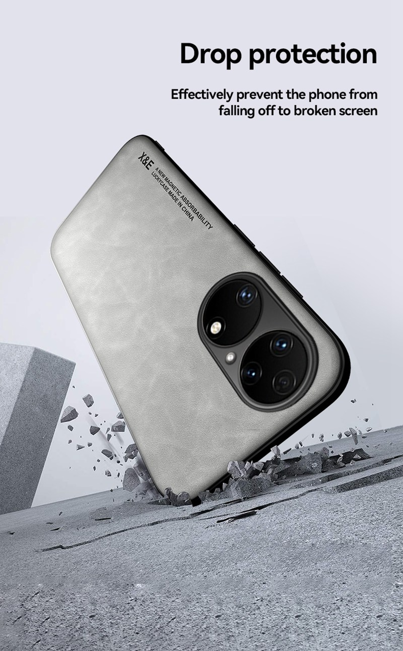 Lüks Deri Kılıf Için Huawei P50 P20 P30 Pro Kapak Silikon Koruma telefon kılıfı Için Huawei P30 P40 Lite 5G P40 Pro P_voghion.com