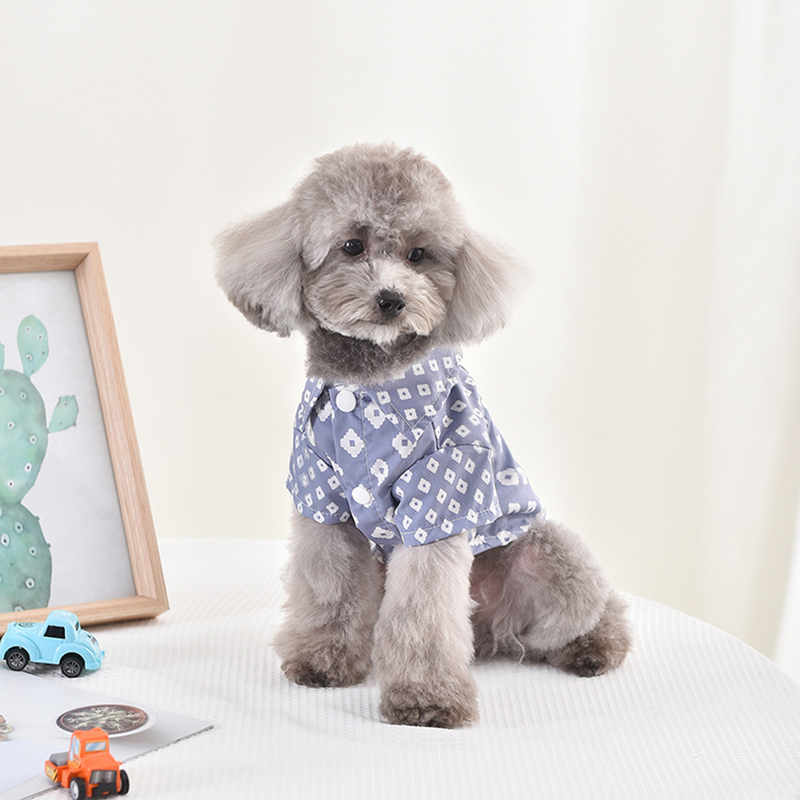Guangying Camicia per Animali Domestici Motivo Scozzese Moda Proteggi Pelle Pullover Tipo Vestiti Comodi per Cani Abbigliamento Quotidiano_voghion.com