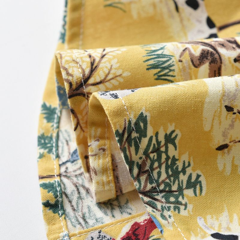 Abbigliamento per bambini estate nuovi ragazzi stampa animalier maglietta a maniche corte pantaloncini stile casual due pezzi vestito per bambini_voghion.com