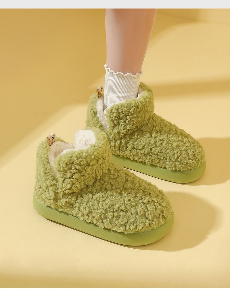 Voyage Flauschige Hausschuhe für Damen, Herbst- und Winterschuhe aus Baumwolle mit dicker Sohle, rutschfester Schaft, ideal für Paare, zum Entspannen im Freien; Herren-Schneeschuhe für den Winter_voghion.com