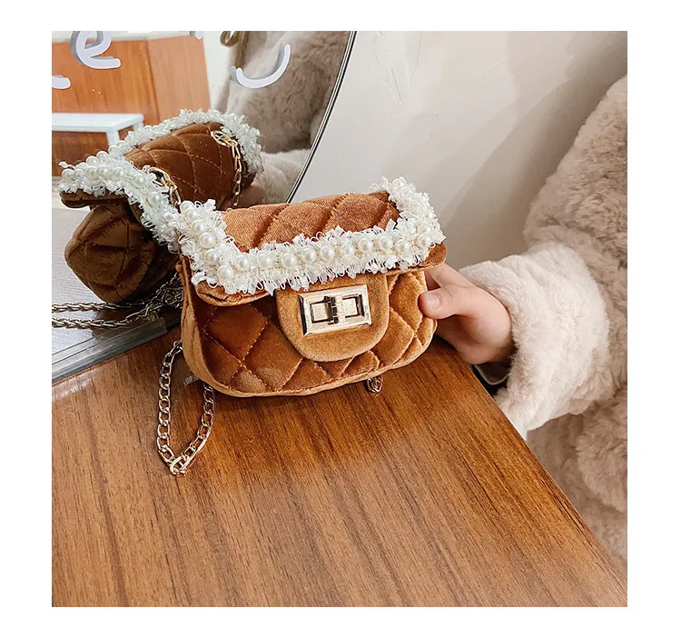 Mochilas para niñas, de invierno, de color liso, minibolsos cruzados de tela vaquera para mujer, bolso de hombro tipo mensajero, monederos para niños y_voghion.com