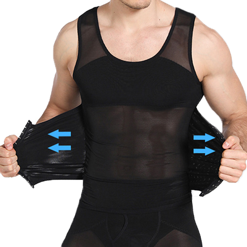 Body Shaper Heren Compressie Vest Buik Shapewear Buik Afslanken Schede Gynaecomastie Shapers Korset Taille Tr S_voghion.com