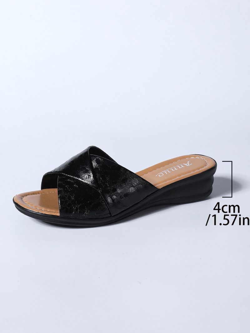 Nuovi sandali con zeppa a bocca di pesce, pantofole con una linea, pantofole da donna taglie forti, scarpe dorate_voghion.com