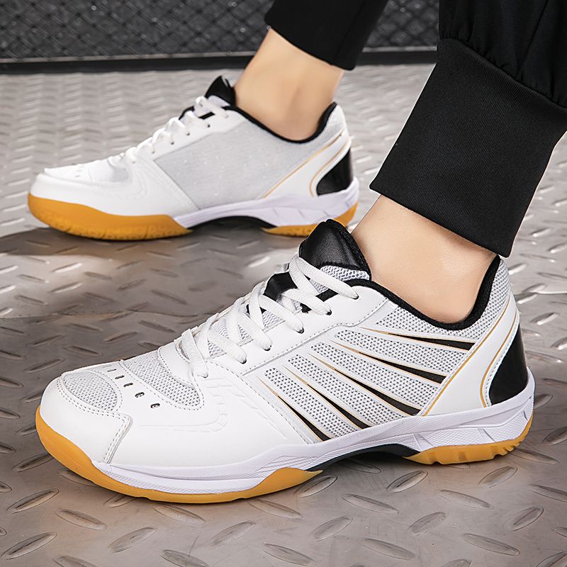 Badminton Shoes For Men And Women, Ultra-Light Breathable Non-Slip Shock-Absorbing Student Shoes, Professional Volleyball Training Shoes_voghion.com