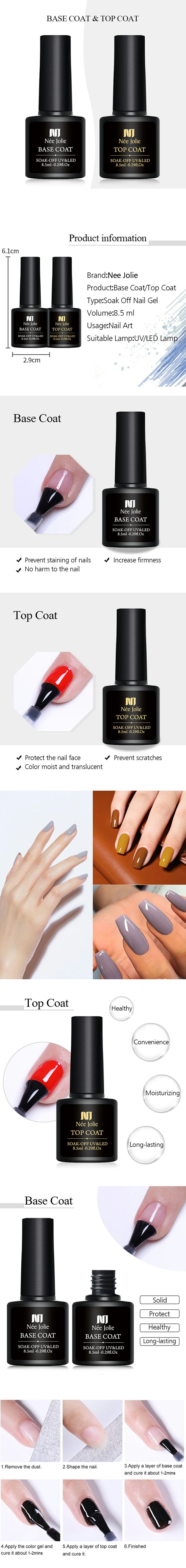 Set di gel per unghie tutto in uno: top coat opachi e lucidi temperati, base coat, essiccatore - Kit professionale per principianti di nail art_voghion.com